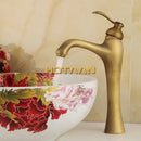 GobekUsa Antique Brass Waterfall Basin Faucet Sink Mixer Tap - YT-5053