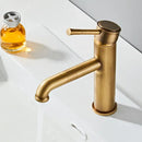 GobekUsa Antique Bronze Basin Faucet: Hot & Cold Brass Sink Mixer Tap, Deck Mounted
