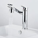 GobekUsa Antique Bronze Bathroom Sink Faucet Hot Cold Water Mixer Deck Mounted