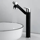 GobekUsa Antique Bronze Bathroom Sink Faucet Hot Cold Water Mixer Deck Mounted