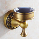 GobekUsa Antique Bronze Brass Toilet Brush Holder for Bathroom Accessories
