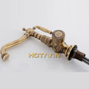 GobekUsa Antique Bronze Carving Kitchen Basin Faucet - Hot Cold Water Mixer Tap