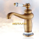 GobekUsa Antique Bronze Single Handle Basin Faucet