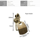 GobekUsa Antique Bronze Wall Mounted Toilet Paper Holder