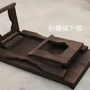 GobekUsa Antique Chinese Style Solid Wood Foldable Table for Hanfu Shoots & Tea Cooking