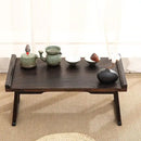 GobekUsa Antique Chinese Style Solid Wood Foldable Table for Hanfu Shoots & Tea Cooking