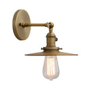 GobekUsa Antique Finish 1-Light Industrial Wall Sconce with 7.87" Canopy and ON/Off Button