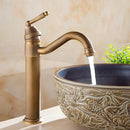 GobekUsa Antique Finish Brass Basin Faucet for Bathroom Vanity Sink Mixer