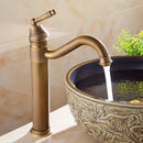 GobekUsa Antique Finish Brass Basin Faucet for Bathroom Vanity Sink Mixer