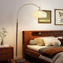 GobekUsa Antique Fishing Floor Lamp for Living Room Bedroom Study