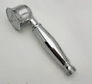 Antique brass & black handheld shower head bathroom set by Decorbites