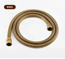 Antique brass & black handheld shower head bathroom set by Decorbites