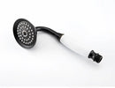 Antique brass & black handheld shower head bathroom set by Decorbites