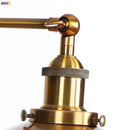 GobekUsa Antique Gold Rustic Wall Lamps Bathroom Stair Mirror Light Loft Decor Industrial