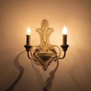 GobekUsa Antique Iron Double Headed Wall Lamp | Retro Bedroom Bedside Corridor Living Room