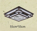 GobekUsa Antique Style Solid Wood Led Ceiling Light for Living Room Bedroom & Study
