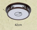 GobekUsa Antique Style Solid Wood Led Ceiling Light for Living Room Bedroom & Study