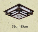 GobekUsa Antique Style Solid Wood Led Ceiling Light for Living Room Bedroom & Study