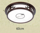 GobekUsa Antique Style Solid Wood Led Ceiling Light for Living Room Bedroom & Study