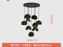 GobekUsa Antique Style Solid Wood Retro Pendant Light - High-End Living Room Lighting
