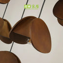 GobekUsa Antique Style Solid Wood Retro Pendant Light - High-End Living Room Lighting