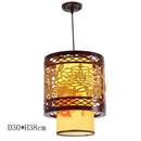 GobekUsa Antique Wood Pendant Lights for Dining Room, LED Living Room Decor Lighting Fixtures