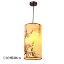 GobekUsa Antique Wood Pendant Lights for Dining Room, LED Living Room Decor Lighting Fixtures