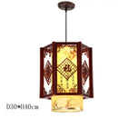 GobekUsa Antique Wood Pendant Lights for Dining Room, LED Living Room Decor Lighting Fixtures