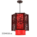 GobekUsa Antique Wood Pendant Lights for Dining Room, LED Living Room Decor Lighting Fixtures