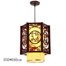 GobekUsa Antique Wood Pendant Lights for Dining Room, LED Living Room Decor Lighting Fixtures