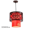 GobekUsa Antique Wood Pendant Lights for Dining Room, LED Living Room Decor Lighting Fixtures