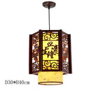 GobekUsa Antique Wood Pendant Lights for Dining Room, LED Living Room Decor Lighting Fixtures