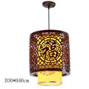 GobekUsa Antique Wood Pendant Lights for Dining Room, LED Living Room Decor Lighting Fixtures