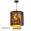 GobekUsa Antique Wood Pendant Lights for Dining Room, LED Living Room Decor Lighting Fixtures