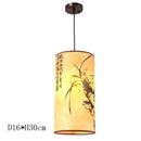GobekUsa Antique Wood Pendant Lights for Dining Room, LED Living Room Decor Lighting Fixtures