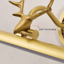 GobekUsa Antler 8W LED 46CM Mirror Light Sconce for Bedroom and Bathroom