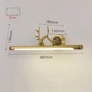 GobekUsa Antler 8W LED 46CM Mirror Light Sconce for Bedroom and Bathroom