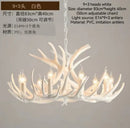 GobekUsa Antler Branch Ceiling Chandelier: Retro Industrial Style Lighting for Indoor Spaces