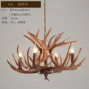 GobekUsa Antler Branch Ceiling Chandelier: Retro Industrial Style Lighting for Indoor Spaces