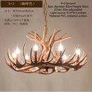 GobekUsa Antler Branch Ceiling Chandelier: Retro Industrial Style Lighting for Indoor Spaces