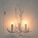 GobekUsa Antler Chandelier: Resin Deer Horn Pendant Lighting for Home, Restaurant, Hotel