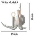 GobekUsa Antler Chandelier: Resin Deer Horn Pendant Lighting for Home, Restaurant, Hotel