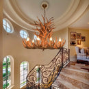 GobekUsa Antler Pendant Chandelier for Home Decor and Lighting, Industrial Style Deer Horn Fixture