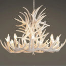 GobekUsa Antler Pendant Chandelier for Living Room Decor - 6 Arms Deer Horn Hanging Lamp