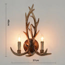 GobekUsa Antler Pendant Chandelier for Living Room Decor - 6 Arms Deer Horn Hanging Lamp