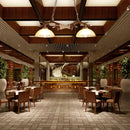 GobekUsa Antler Resin Chandelier: Nordic Pendant Light for Living/Dining Room, Bar, Cafe