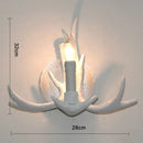 GobekUsa Antler Resin Wall Lamp for Living Room Corridor Restaurant Hotel Bar