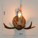 GobekUsa Antler Resin Wall Lamp for Living Room Corridor Restaurant Hotel Bar