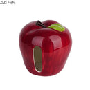 GobekUsa Apple Shape Ceramic Tissue Box - Coffee Table Desk Decoration