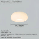 GobekUsa Apple Shape LED Ceiling Chandelier for Bedroom, Kitchen & Dining Room